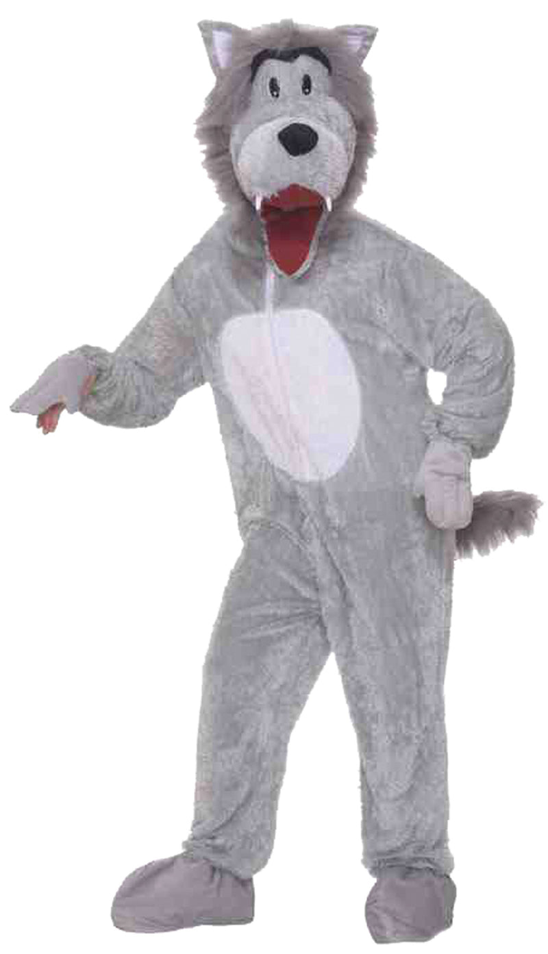 Wolf Grey Mascot - One Size Fits Most - image 1