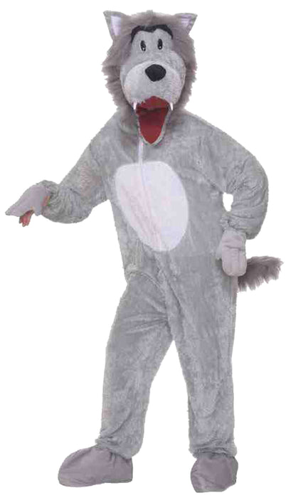 Wolf Grey Mascot