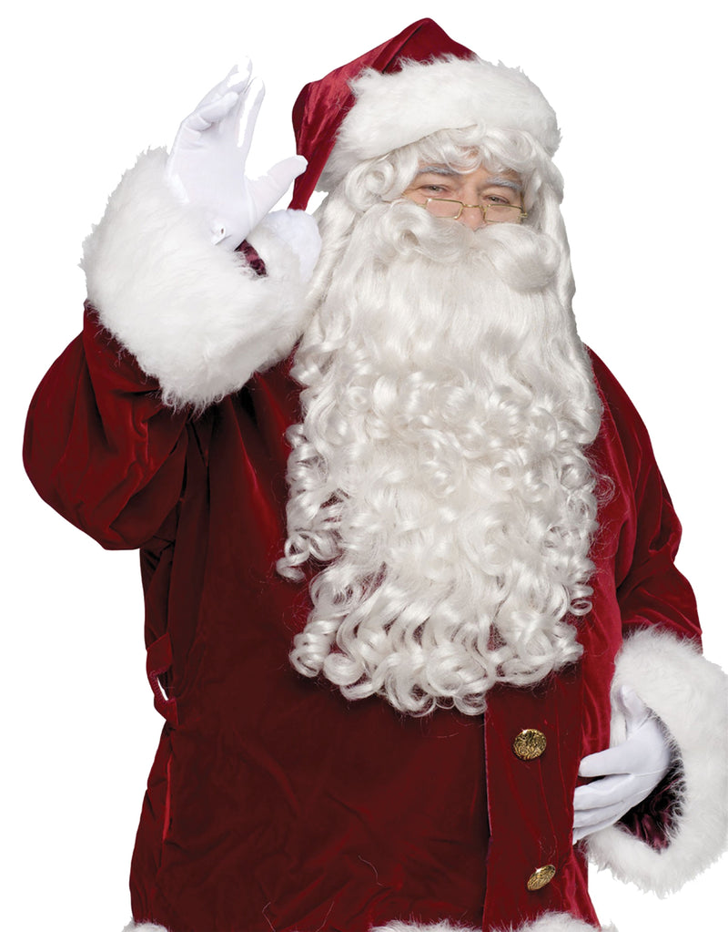 Santa Wig and Beard Deluxe | Costume-Shop.com - image 1