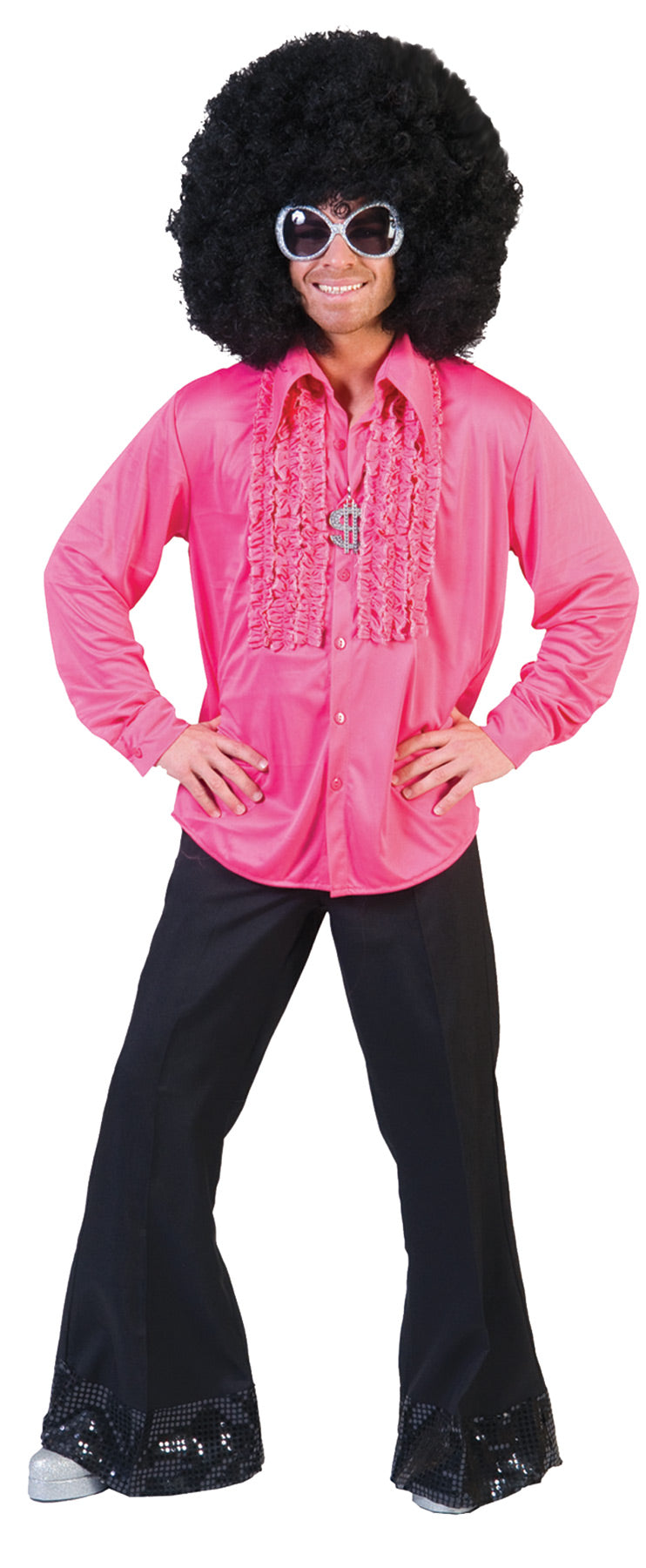 Saturday Night Costume Pink Lg - Medium - image 1