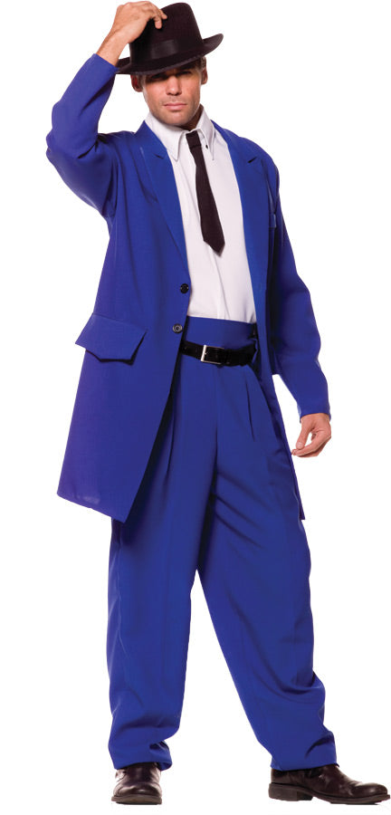 Zoot Suit Costume Blue - One Size Fits Most - image 1