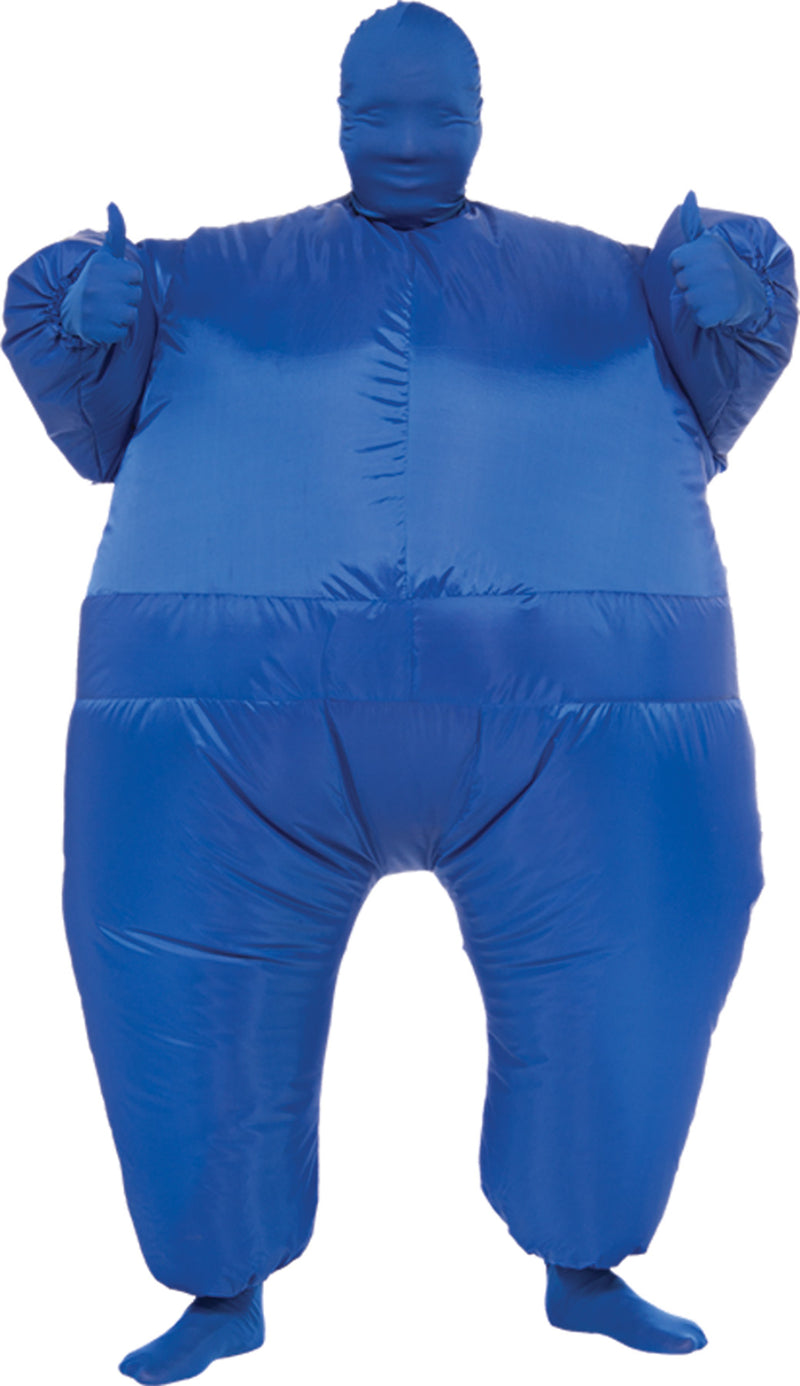 Inflatable Skin Suit Costume Blu - One Size Fits Most - image 1