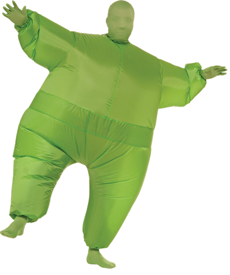Green Inflatable Skin Suit - One Size Fits Most - image 1