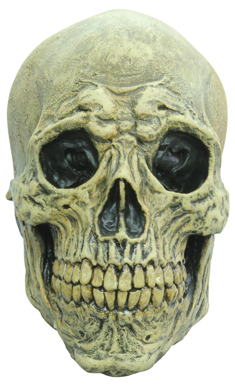 Death Skull Costume Latex Mask - One Size Fits Most - image 1