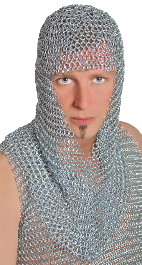 Chainmail Hood Long - One Size Fits Most - image 1