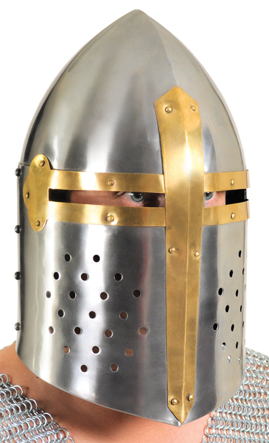 Helmet Full Face Metal Armor - image 1