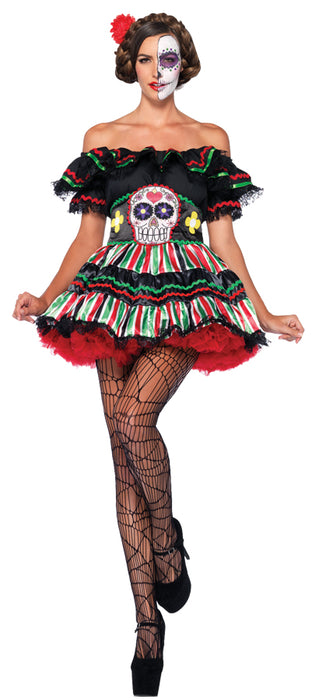 Day Of Dead Doll Costume