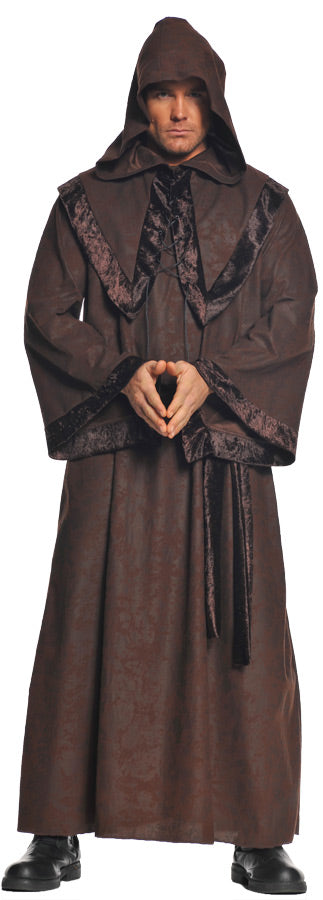 Monk's Hooded Robe Ensemble - One Size Fits Most - image 1