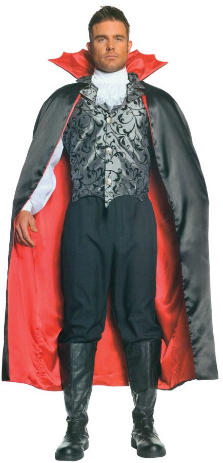 Vampire Cape Costume 55 Inches - One Size Fits Most - image 1
