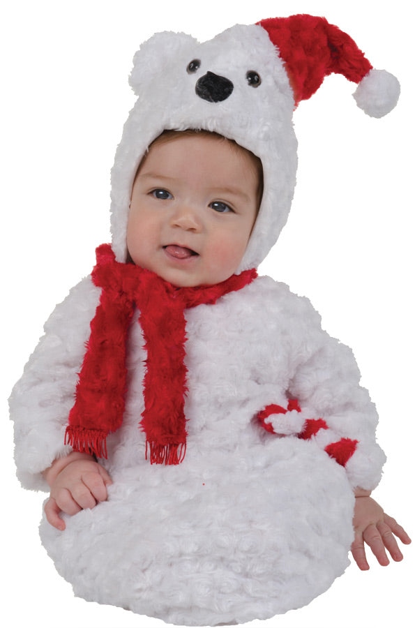 Christmas Polar Bear Bunting - Infant 0-6M - image 1