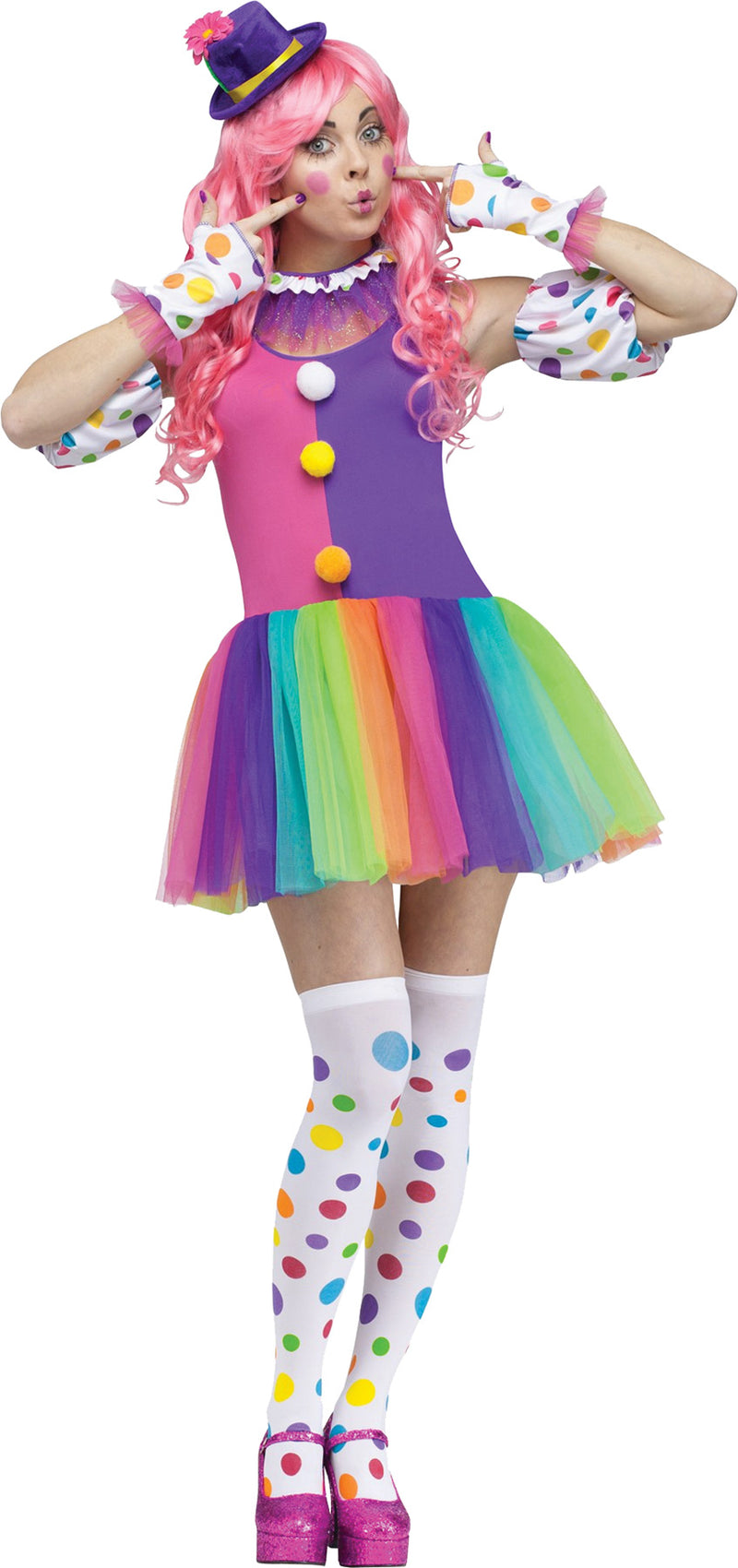 Clownin Around Costume - SM/MED - image 1