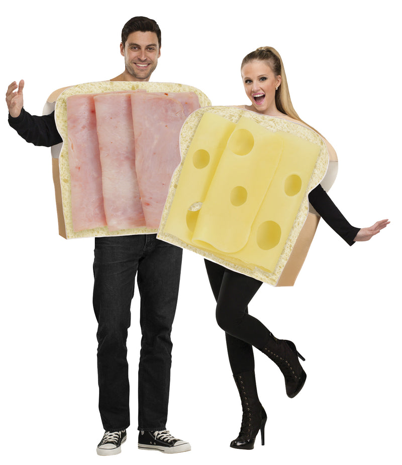 Ham And Swiss Costume Couple - One Size Fits Most - image 1