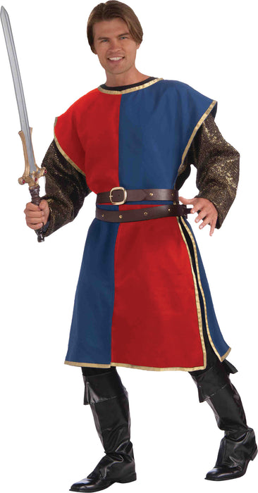 Medieval Tabard Costume Red Blue