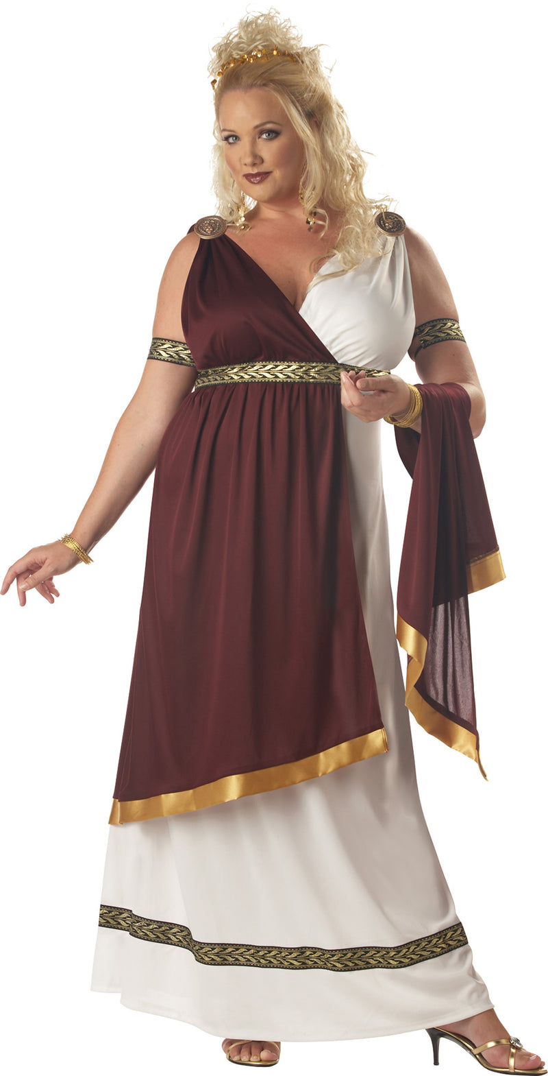 Roman Empress Costume - 2XL - image 1