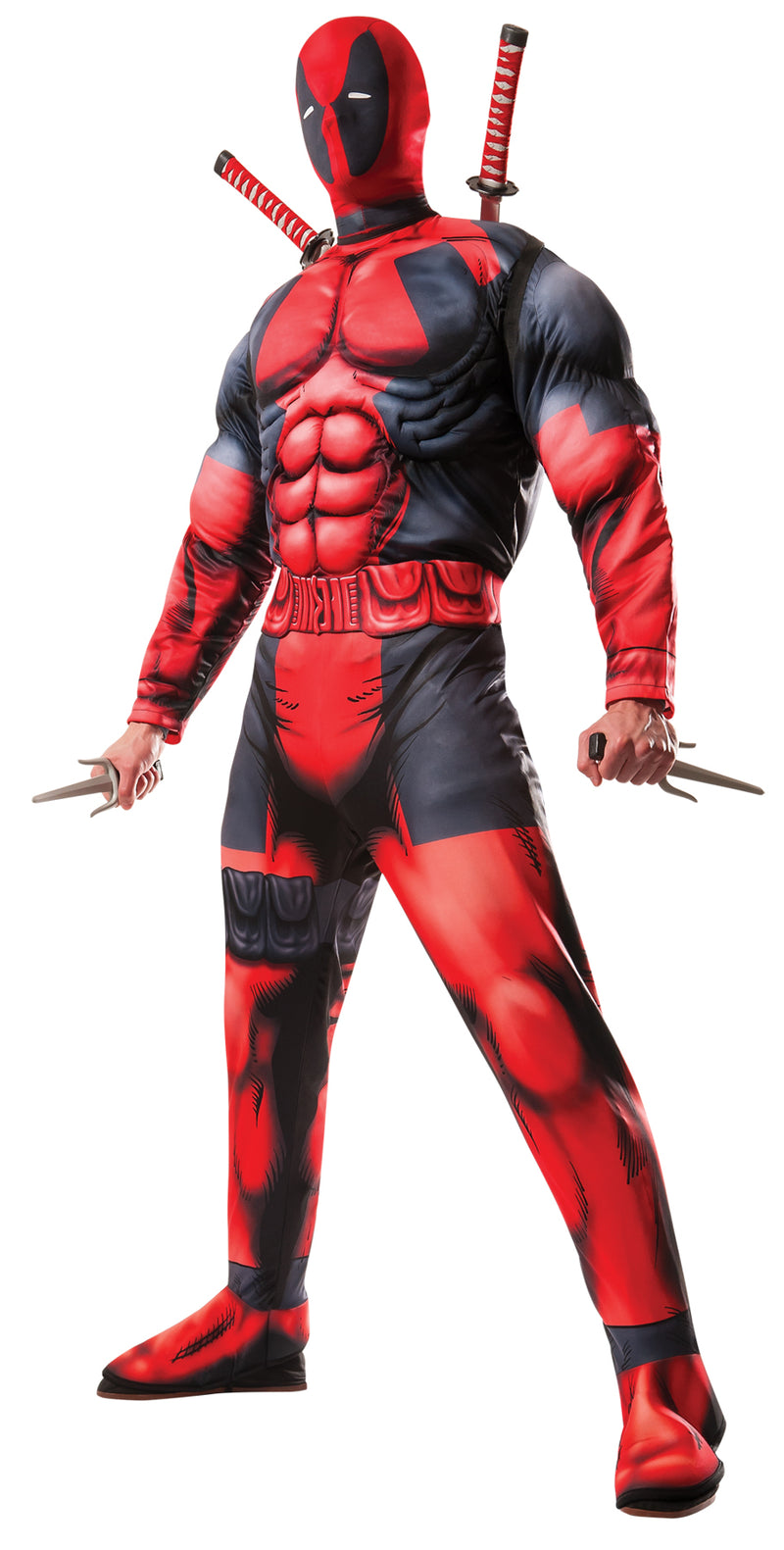 Deadpool Deluxe Muscle Suit - ONE SIZE - image 1