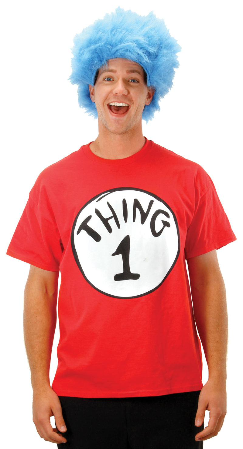 Thing 1 With Wig Large - SMALL - image 1