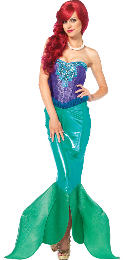 Mermaid Deep Sea Siren Costume - Large - image 1