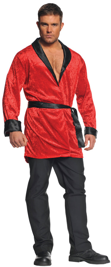 Classic Red Smoking Jacket | Costume-Shop.com - One Size Fits Most - image 1