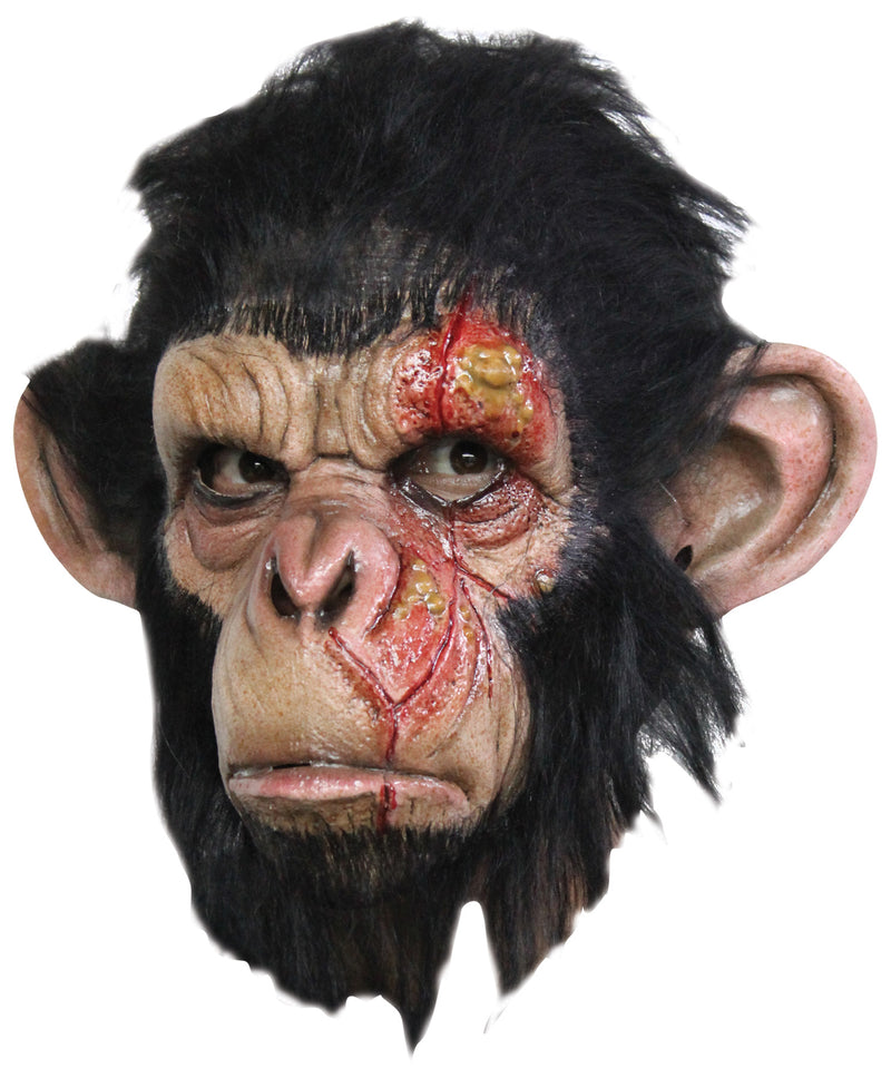 Infected Chimp Latex Mask - One Size Fits Most - image 1