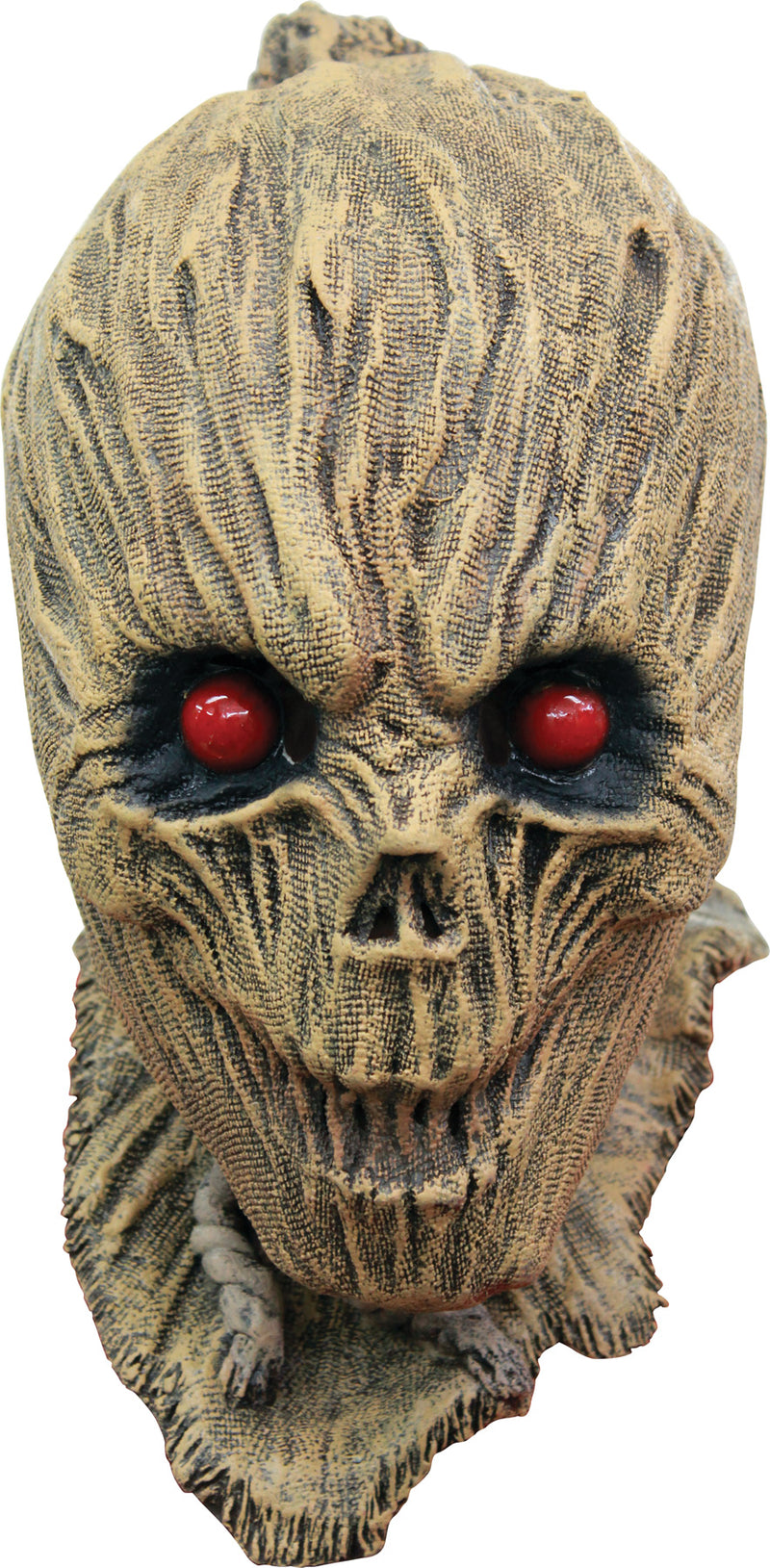 Shrunken Scarecrow Latex Mask - One Size Fits Most - image 1
