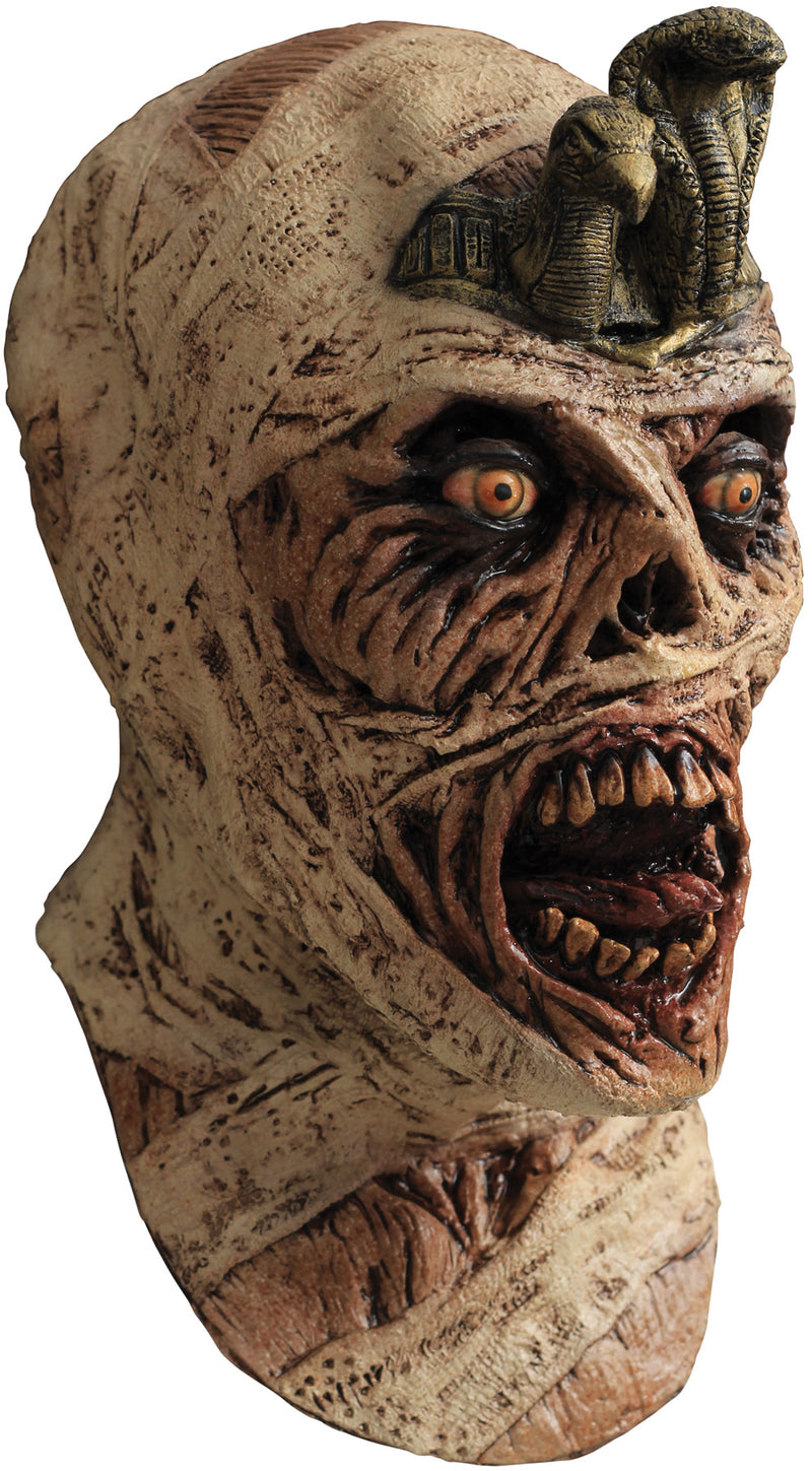 Cursed Mummy Latex Mask - One Size Fits Most - image 1