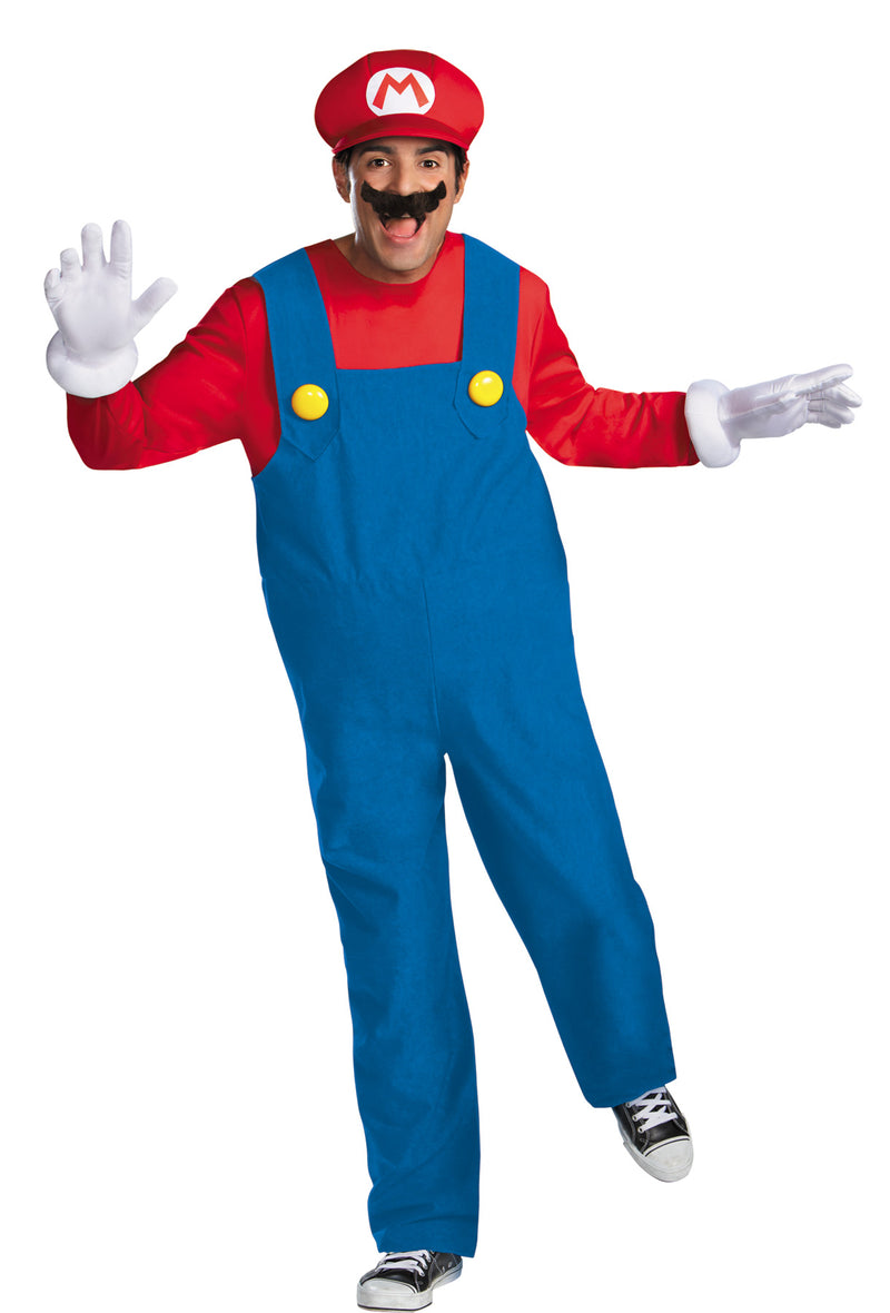 Mario Deluxe Costume - Teen 38-40 - image 1