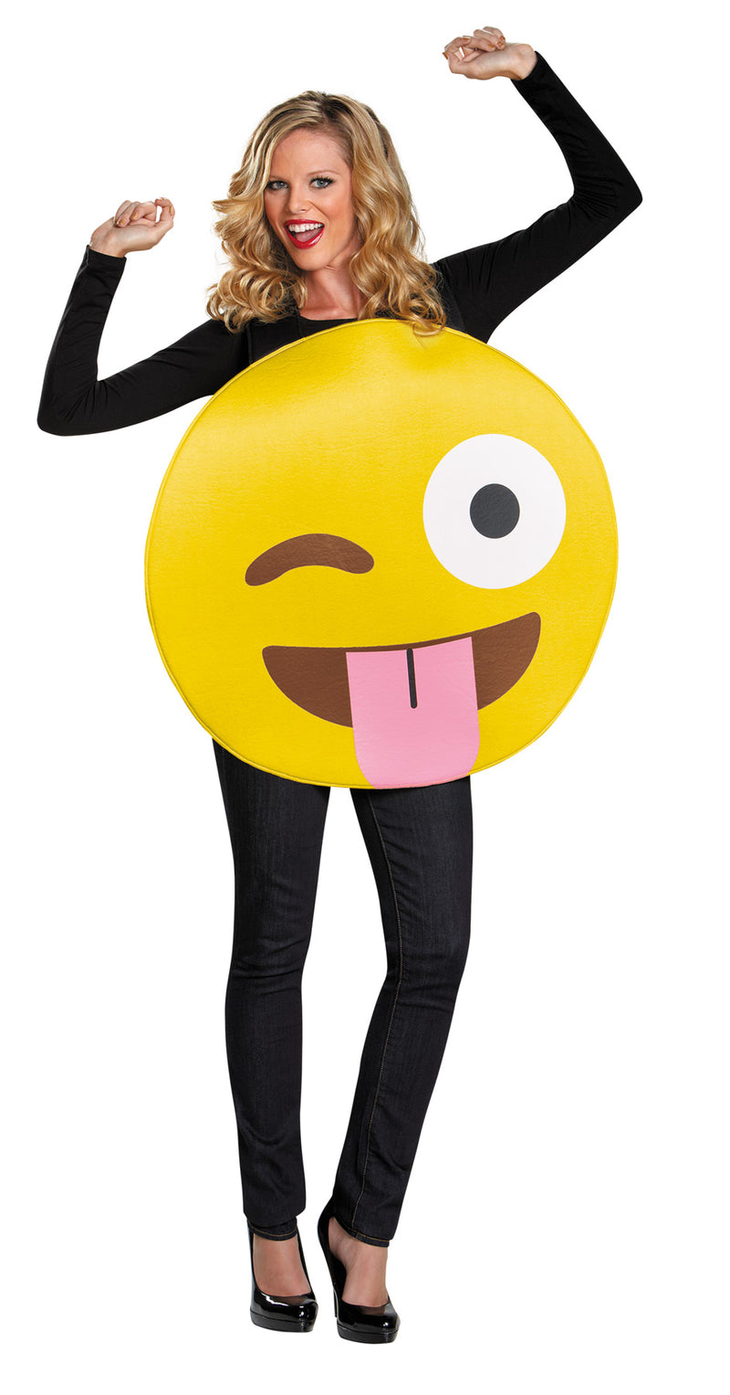 Emoticon Tongue Costume - One Size Fits Most - image 1