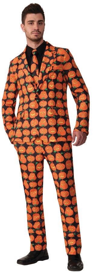 Pumpkin Print Suit Costume - XL - image 1