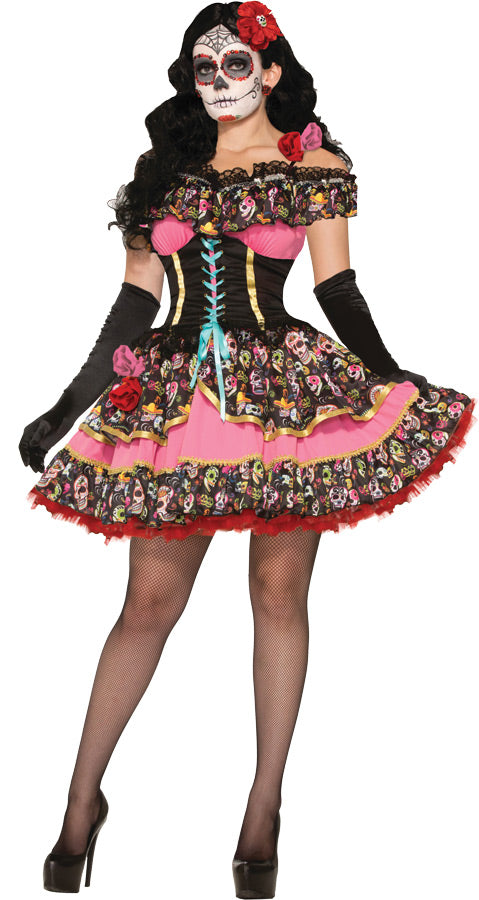 Sassy Day of the Dead Senorita | Costume-shop.com - SMALL - image 1