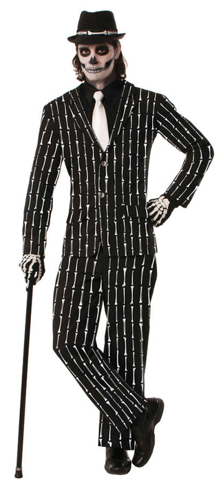 Bone Pin Stripe Suit