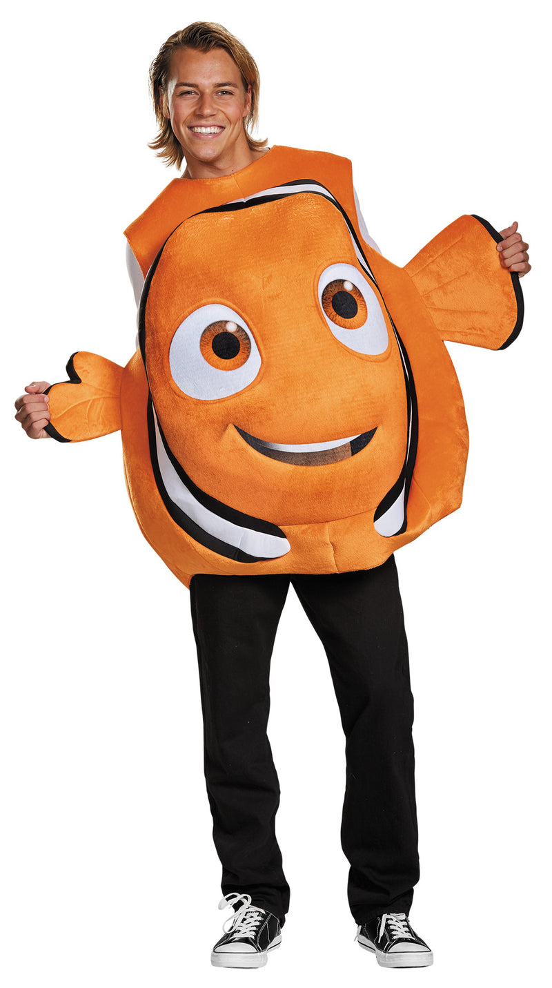 Adult Nemo Fish Costume - One Size Fits Most - image 1