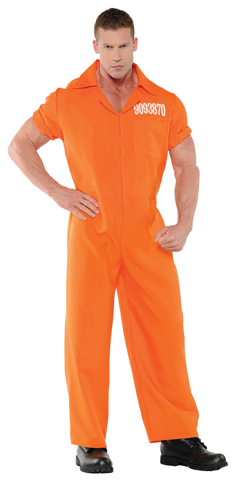 Authentic Orange Inmate Jumpsuit - ONE SIZE - image 1