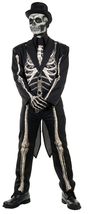 Bone Chillin' Skeletal Tuxedo Costume - 2X-LARGE - image 1