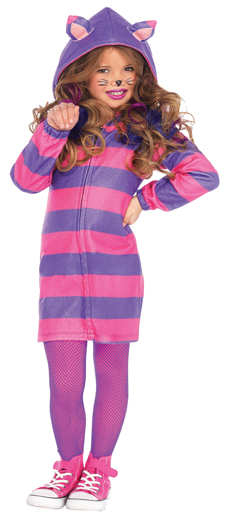 Cat Cheshire Cozy Costume - CHILD LARGE - image 1