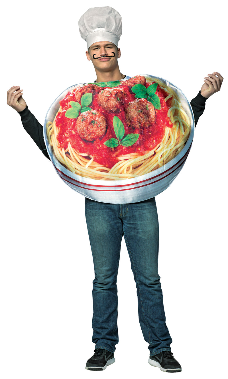 Italian Feast Spaghetti & Meatballs Costume | Costume-Shop.com - One Size Fits Most - image 1