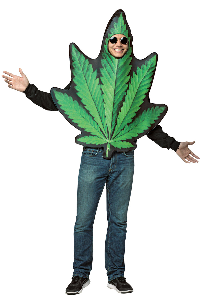 Realistic Pot Leaf Tunic Costume - One Size Fits Most - image 1