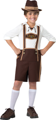 Bavarian Guy Costume - BOYS 7-8 - image 3