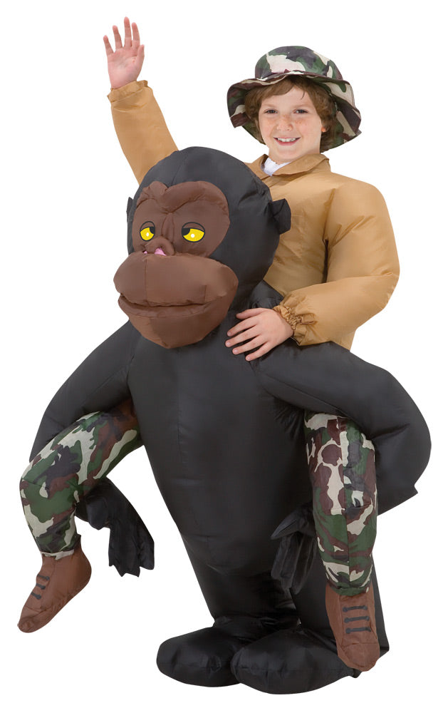 Riding Gorilla Kids Inflatable - One Size - image 1