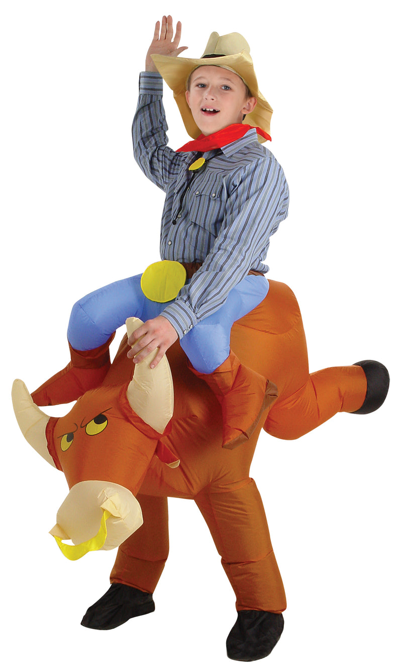 Bull Rider Kids Inflatable - One Size Fits Most - image 1