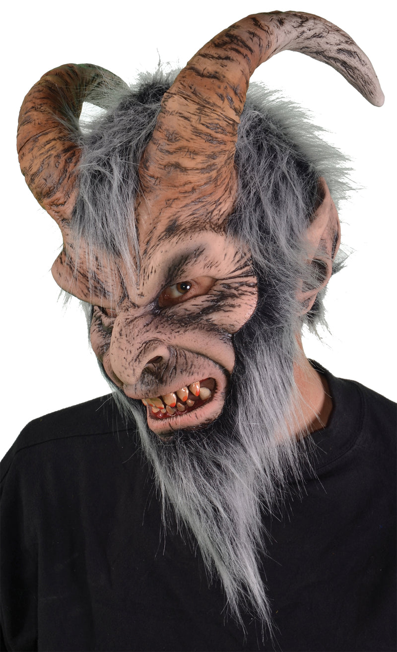 Krampus Latex Mask - One Size Fits Most - image 1