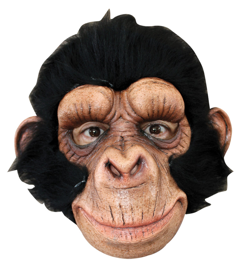 Chimp George Latex Mask - One Size Fits Most - image 1