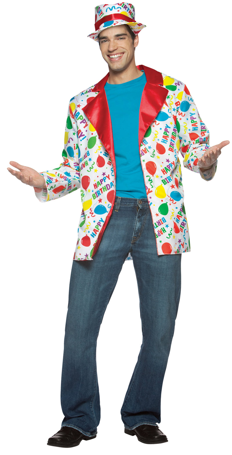 Birthday Jacket And Hat - One Size Fits Most - image 1