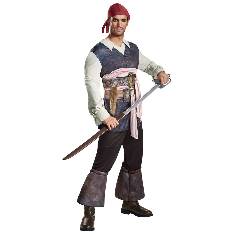 Captain Jack Pirate Costume - MEN 50-52 - image 2