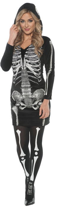 Skeletal Hoodie Dress