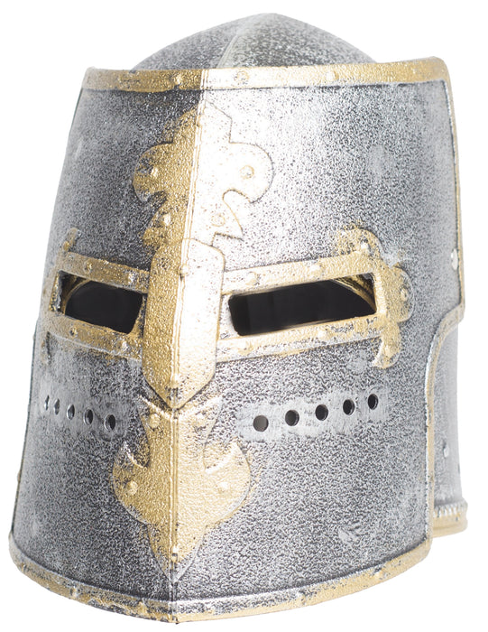 Knight Box Helmet Silver