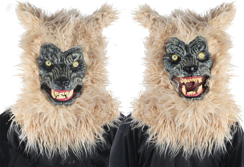 Animated Blonde Werewolf Mask