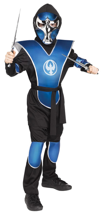 Raven Ninja Blue Costume