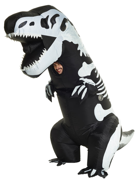 Skeleton T-Rex Inflatable Costume