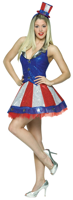Aunt Samantha Costume Patriotic