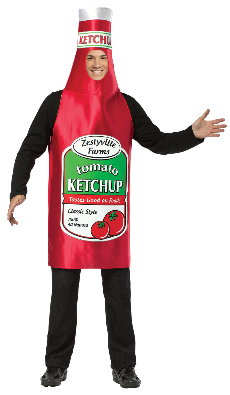 Zestyville Ketchup Costume - One Size Fits Most - image 1